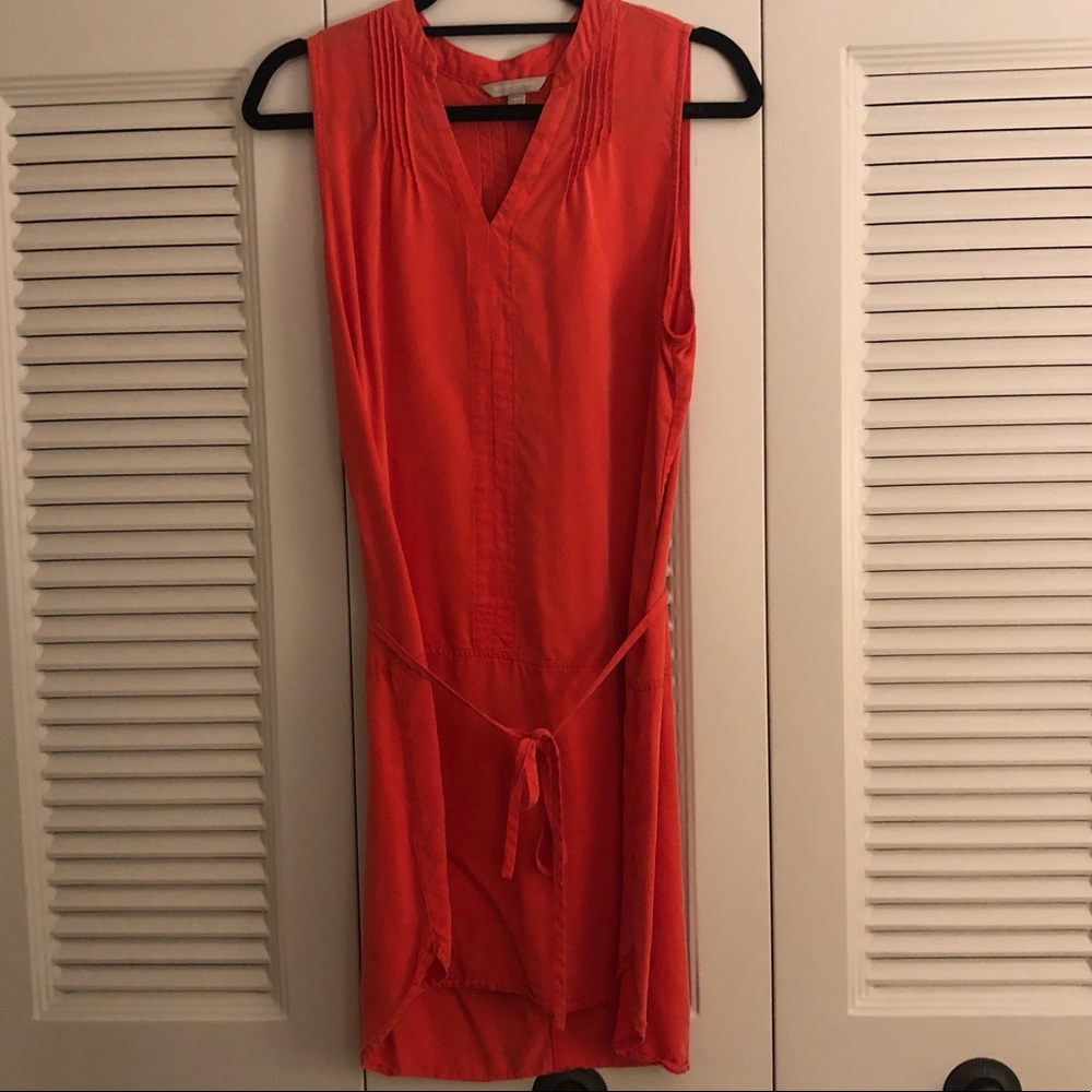 Coral Banana Republic Dress